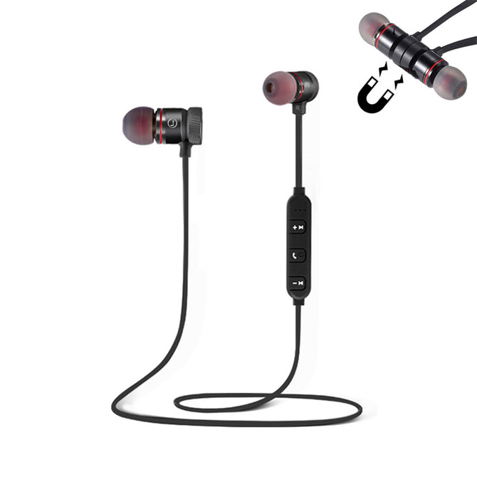 Cwxuan Sports Magnetic Bluetooth V4.1 Stereo Earphone with Microphone for Cell Phones