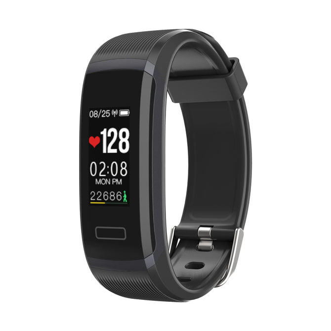 GT101 Waterproof Bracelet 24 Hours Heart Rate Monitoring Fitness Tracker Bluetooth Smart Watch for Sport - Black