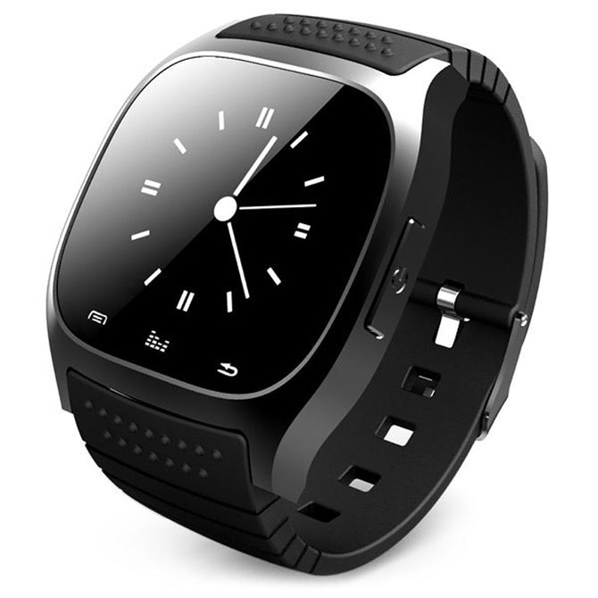 ESAMACT Smartwatch M26 Bluetooth Smart Watch with LED Alitmeter Music Player Pedometer for Android Smart Phone