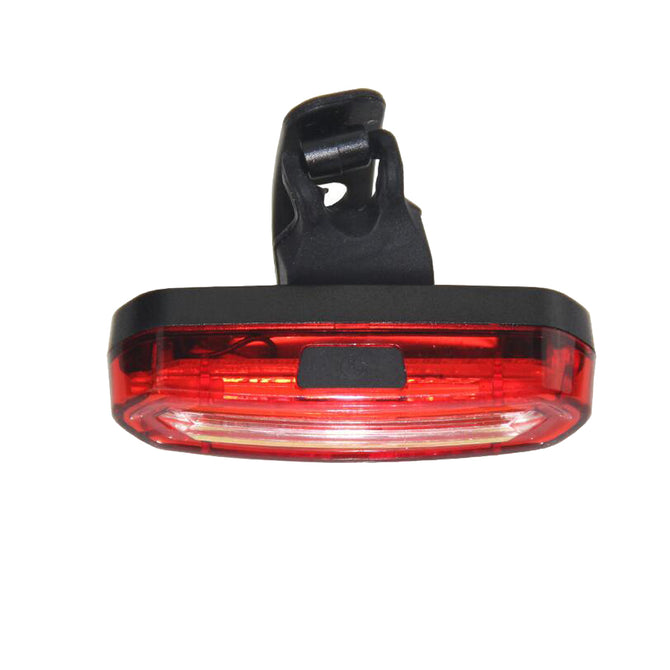 100LM USB Rechargeable COB LED Mountain Bike MTB Safety Tail Light - Red Light