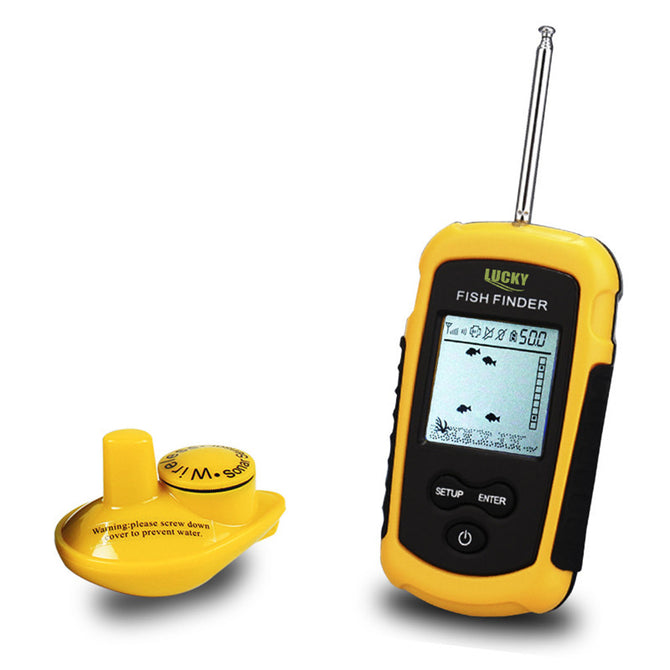 FFW1108-1 Wireless Fish Finder Sonar Fishfinder 40m Depth Range Ocean Lake Sea Fishing