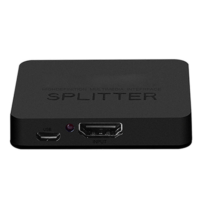 1 x 2 HDMI Splitter, NewBEP 1 Input 2 Output HDMI Amplifier Switcher Box Hub, Support 4KX2K 3D 2160P 1080P