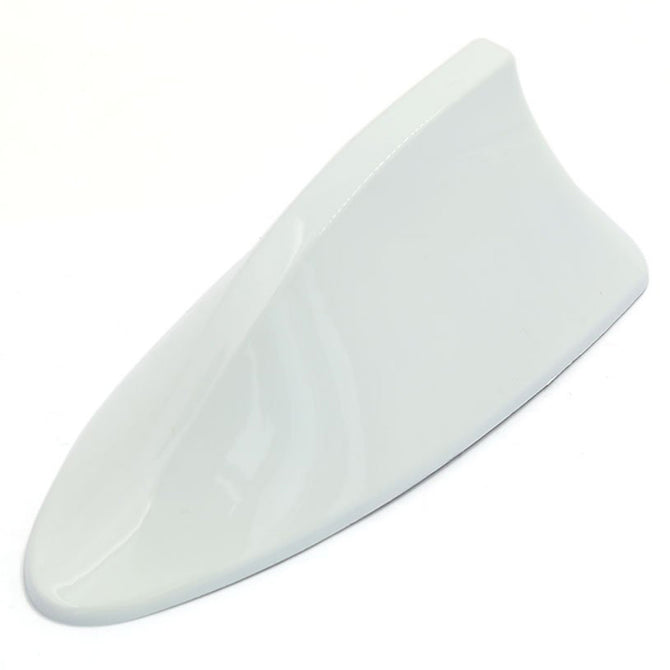 Car Exterior Decor Shark Fin Design AM/FM Aerial Radio Signal Antenna White for BMW