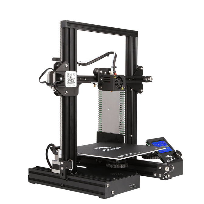 CREALITY 3D Ender-3 Large Print Size 220*220*250mm Prusa 3D Printer DIY Kit Heated Bed Resume Power Off Function