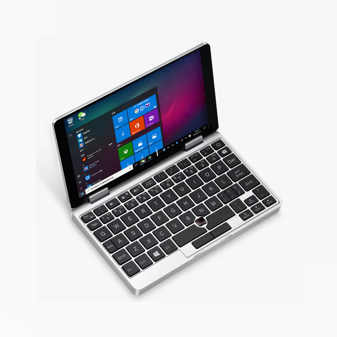 One Netbook One Mix Yoga Pocket Laptop 7" IPS Touch Screen Windows 10 8GB DDR3 / 128GB eMMC w/ Stylus - Silver