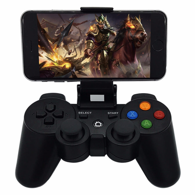 Universal 2.4G Bluetooth Wireless Joystick Game Controller Gamepad For Mobiles Black