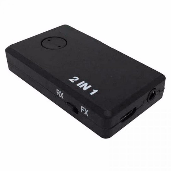 2-in-1 Bluetooth Wireless Transmitter A2DP Receiver Stereo Audio Music Adapter Black/Bluetooth v4.0