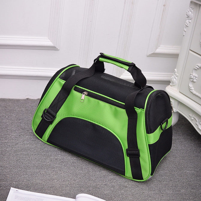PipiFren Dog Bags For Small Dogs Pets Carry Bags Backpack Cats Carriers Travel Case Transporting Dog Backpack Green/L
