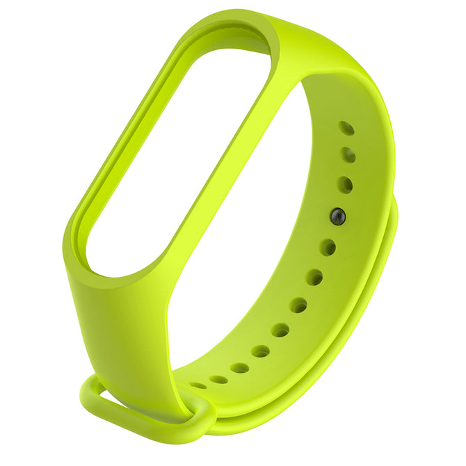 Replacement TPE + TPU Wrist Strap for Xiaomi Mi Band 3 Smart Bracelet - Green