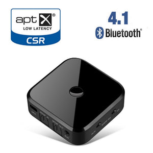 Apt-x HIFI Wireless Adapter Bluetooth Receiver Transmitter Audio 3.5mm SPDIF Optical Fiber