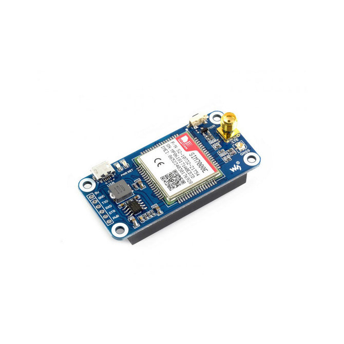 Waveshare NB-IoT/eMTC/EDGE/GPRS/GNSS HAT for Raspberry Pi, Based on SIM7000E(in Europe.)