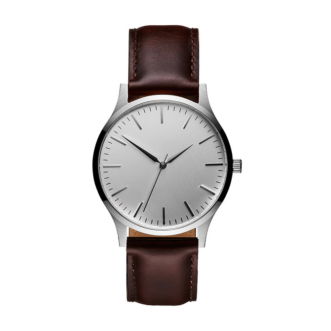 Cooho C07 Men's Watch Business Trend Simple All Match Quartz Wriswatch - Coffee