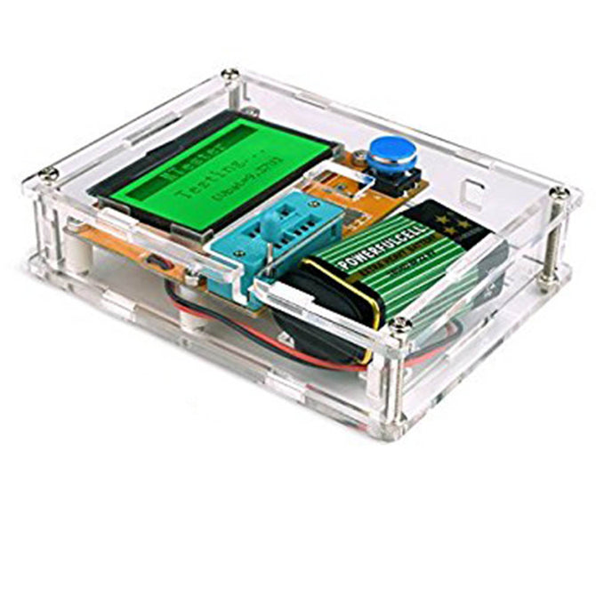 Multifunction Meter DIY Kit Graphic Transistor Tester, NPN PNP Diodes Triode Capacitor ESR SCR MOSFET Resistor Tester