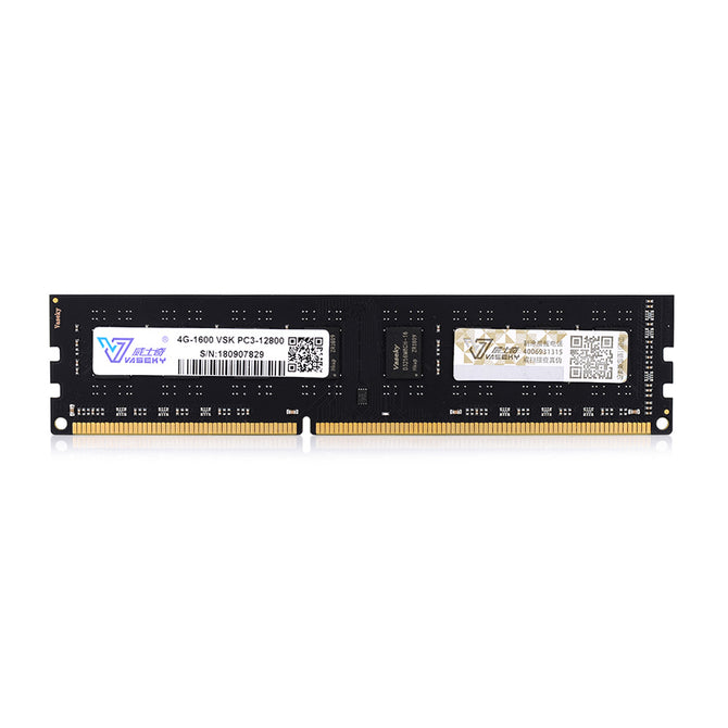 Vasek DDR3 RAM 4GB 1600MHz Desktop Memory RAM Card For PC 4GB