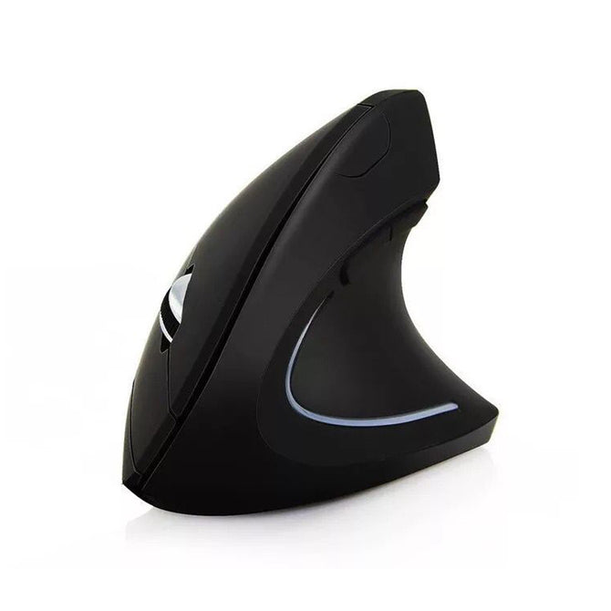 2.4G Wireless Vertical Ergonomic Optical Mouse, 800/1200/1600 DPI, 5 Buttons for Laptop, Desktop, PC, Macbook - Black