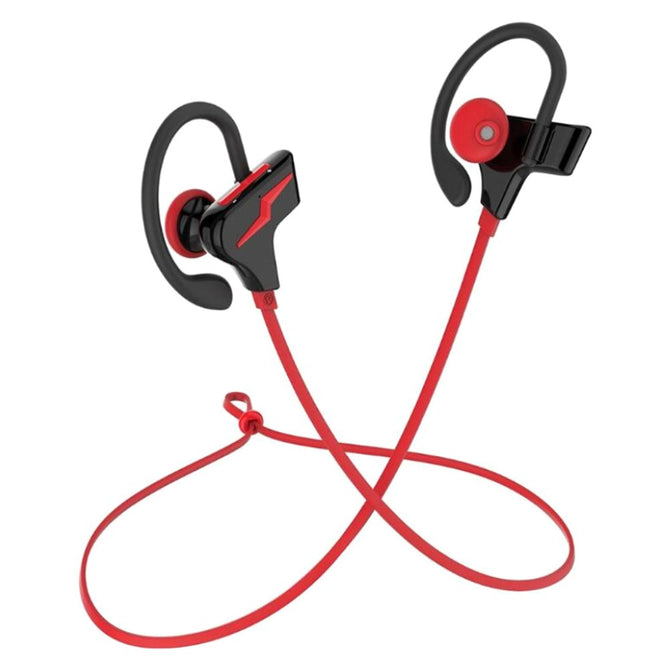 Bluetooth Headset Wireless Sports Earbuds Stereo Headset Earphone Waterproof Headset For Samsung Xiaomi Mobile Phone Red