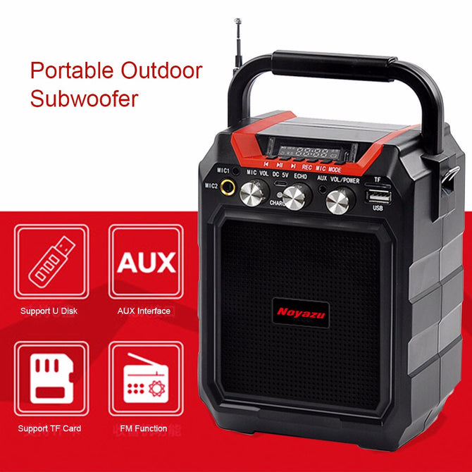 High-Power Wireless Lightweight Portable Bluetooth Speaker Wireless Speaker Sound System Black/Speaker