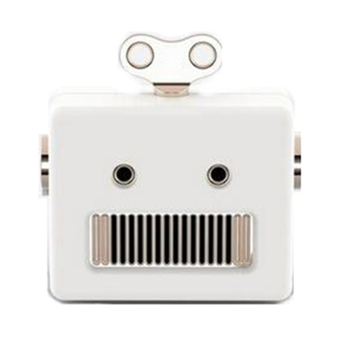 JEDX Portable Mini Robot Wireless Bluetooth Speakers Stereo Sound Box for Xiaomi Huawei - White
