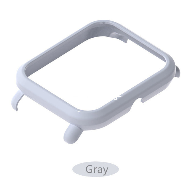 XSUNI Plastic PC Case Shell for Xiaomi Mi Watch Youth Version - Gray