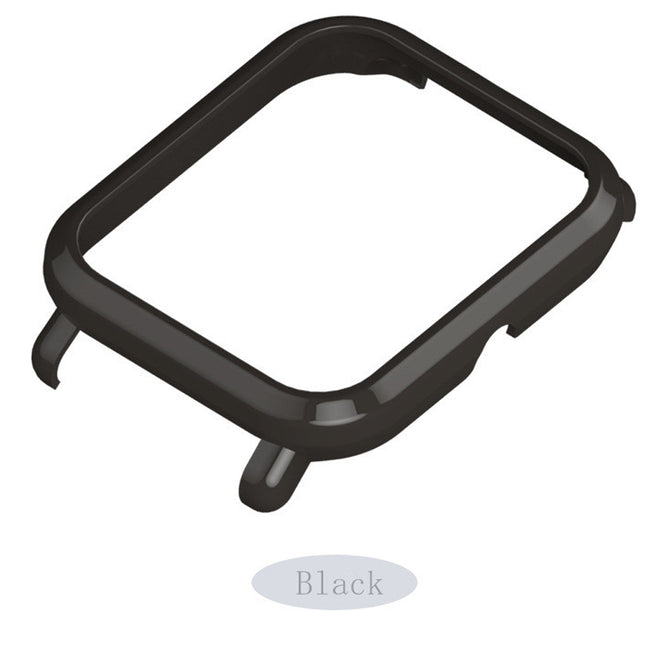 XSUNI Plastic PC Case Shell for Xiaomi Mi Watch Youth Version - Black