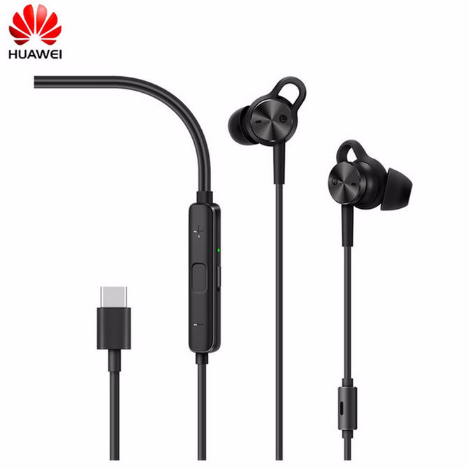 Huawei ANC 3 Earphones 3 Mode Active Noise Cancel Hi-Res Quality Music Type-C Charge-Free Mic Anti-Wind Design Earbuds Black