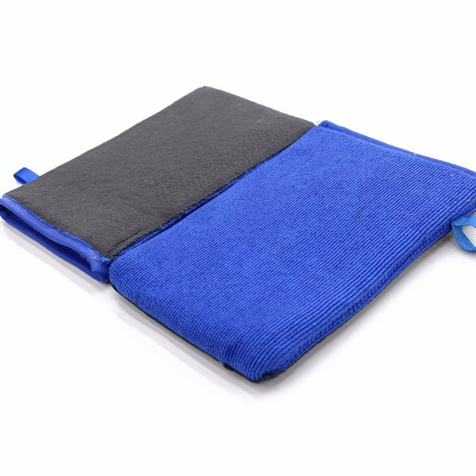 AutoCare Magic Clay Mitt Car Polish Clay Bar Atuo Detailing Clay Glove Microfiber Car Wash Gloves Car Washing Tools One Size/Blue