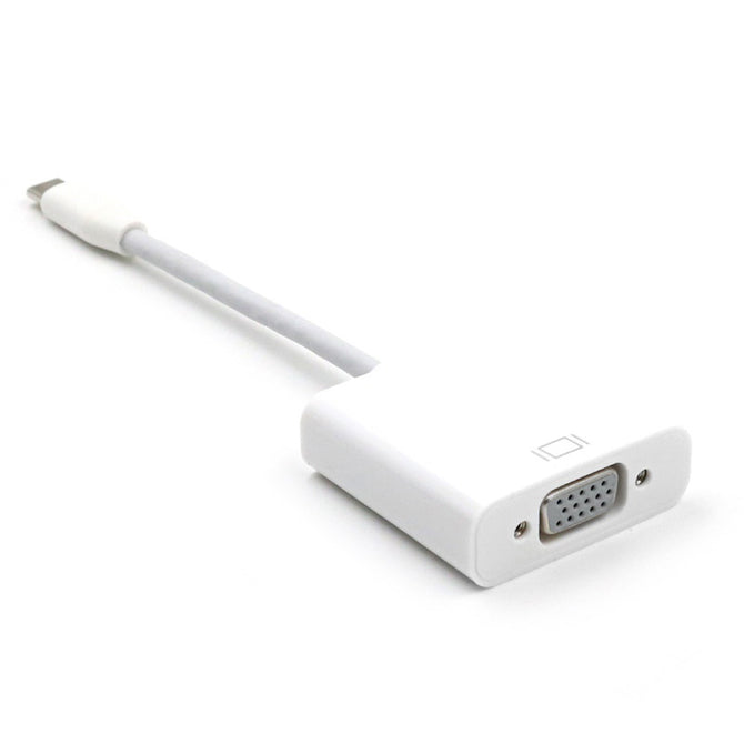 BSTUO USB-C to VGA Adapter USB 3.1 Type C USB-C to Female VGA Adapter Cable - White