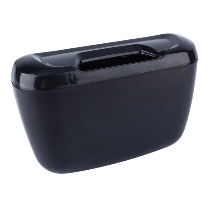 ZIQIAO Vehicle Car Auto Trash, Rubbish Can, Dust Garbage Bin, Storage Box Container - Black