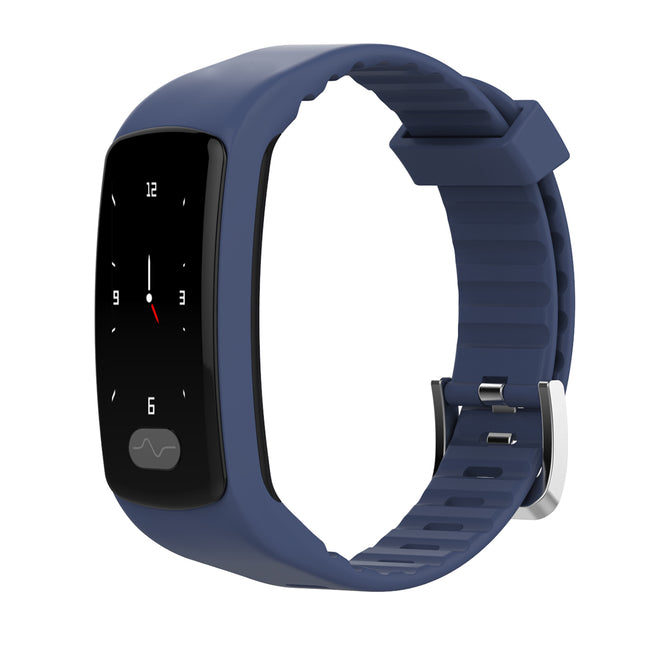 DMDG Smart Bracelet Fitness Tracker Heart Rate Monitor ECG/PPG Blood Pressure Waterproof Watch for IOS Android- Blue