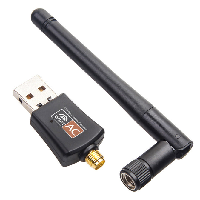 JEDX AC600M Dual Band 2.4G/5G USB Wi-Fi Antenna Adapter, USB Wi-Fi Network Dongle