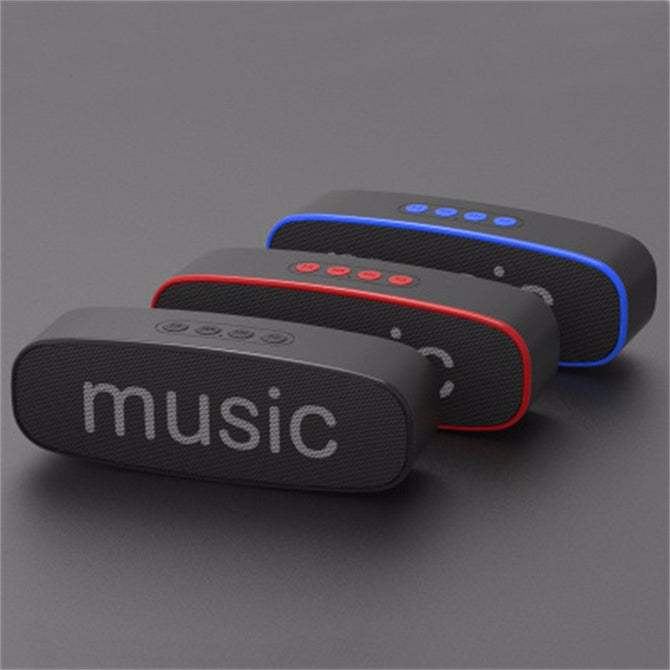 SC212 Bluetooth Speaker Mobile Wireless Car Audio Smart Portable Outdoor Subwoofer Speaker Support TF Card Blue/Speaker