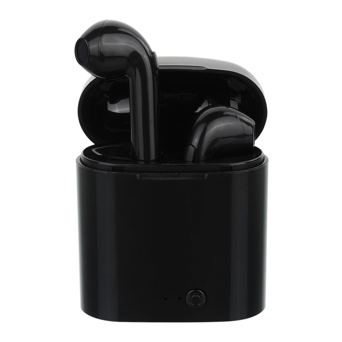 i7s TWS Mini Bluetooth Earphone Wireless Headset with Charging Box Base - Black