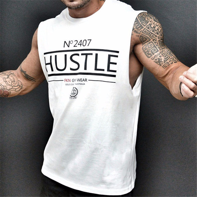 Gyms Tank Top Bodybuilding Clothing Stringer Singlets Fitness Men Golds Muscle Sleeveless Vest Black/XXL