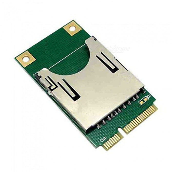 Mini PCI-E Mini PCI Express Card To SD Card Adapter Converter - Green
