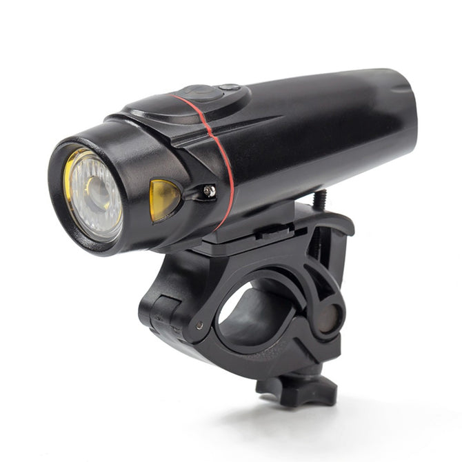 JEDX T6 USB Charging Waterproof Super Bright Flashlight, Bicycle Headlight - Black