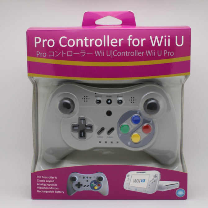 WIIU Neutral Handle WIIU Horn Handle WIIU 118 Neutral Handle Super Handle Nintendo Grey
