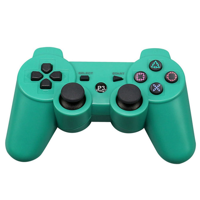 For Sony PS3 Wireless Bluetooth Game Controller 2.4GHz 7 Colors For Playstation 3 Control Joystick Gamepad Green