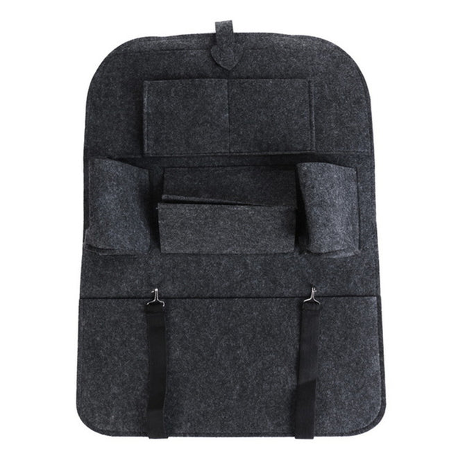 ESAMACT Car Back Seat Storage Organizer, Trash Net Holder, Travel Storage Bag Hanger