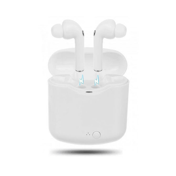 Cwxuan TWS Wireless Dual Bluetooth Headset, Twins Stereo Headphone with Charger Dock Box for IPHONE Samsung XiaoMi Huawei