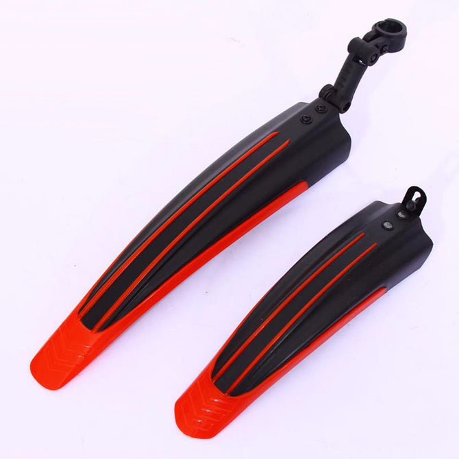 2Pcs Bicycle Mudguard Mountain Bike Fenders Set Mud Guards Bicycle Mudguard Wings For Bicycle Front/Rear Fenders White