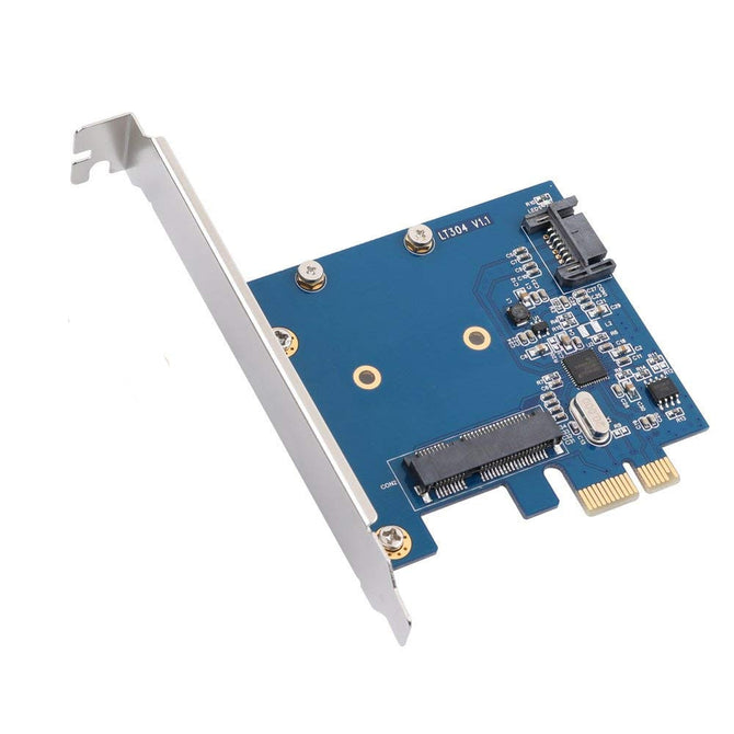 PCIe To MSATA SSD & SATA3.0 Combo Expansion Card, PCI Express Controller Mini SATA SSD Adapter