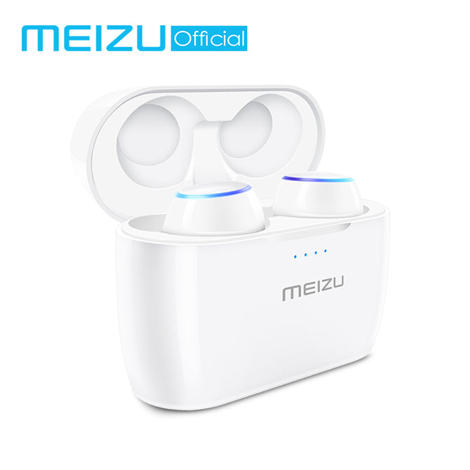Original Meizu POP TW50 Dual Wireless Bluetooth Earphone, Sports In-Ear Earbuds, Waterproof Headset with Wireless Charging Box