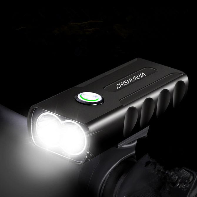ZHISZHISHUNJIA BX2 1600lm 3-Mode LED Flashlight, USB Rechargeable Bicycle Lamp