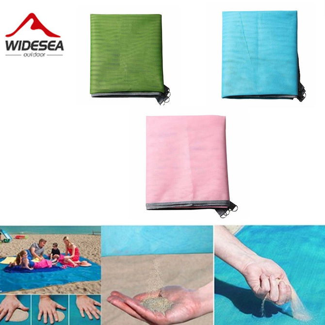 Magic Sand Free Mat Creative Polyester Mesh Fabric Sand Beach Mat Camping Mat 1.5M X 2M, 2M X 2M, 1.0M X 1.5M Pink/200cm*200cm