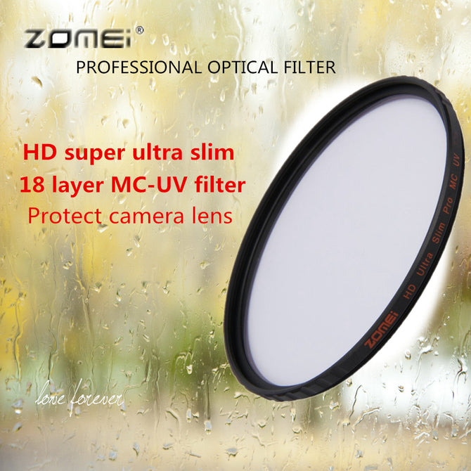 ZOMEI Circular Polarizer Filter, HD Slim MC-UV Multi-coated 18 Layers Optical Camera Lens w/ Caliber 72mm
