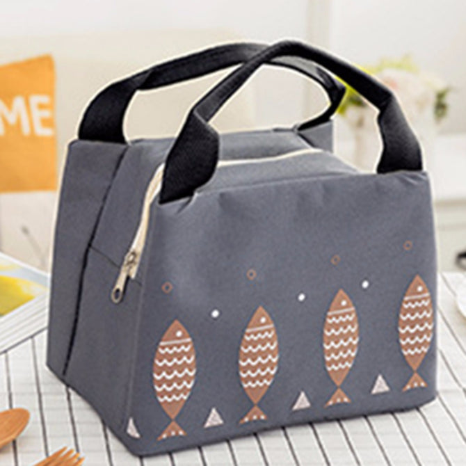 Portable Lunch Bag Insulated Thermal Food Picnic Lunch Bags Cooler Tote Bag Case Yellow
