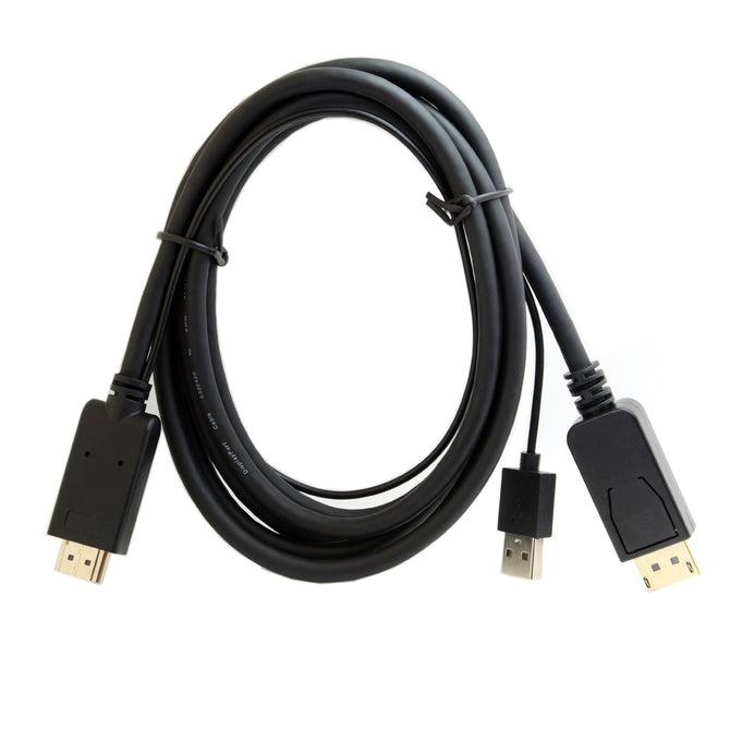 CY DP-070 HDMI Source to Male DisplayPort DP Sink 4K 2K Video Cable