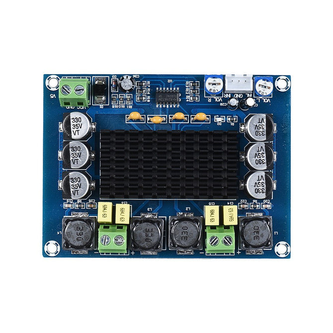 Dual-channel Audio Power Amplifier Module 120W + 120W Digital Stereo Amplify DIY Circuit Board for Car Vehicle Compute