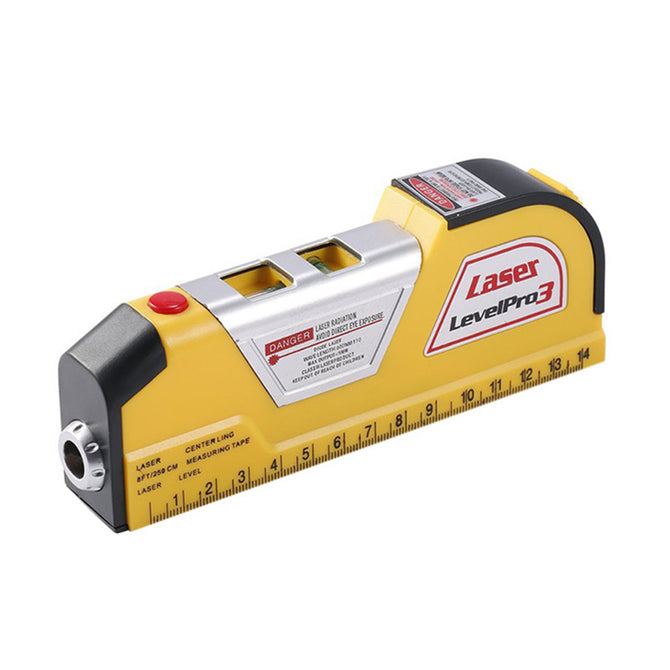Liquid Level Vertical Measuring Instrument, Horizontal Laser Line 8FT 2-Way Measuring Tool