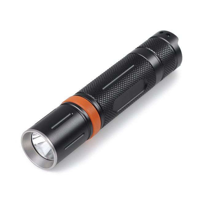 S2 Professional Portable Waterproof CREE XML2 (U2) LED Flashlight with Strap - Black